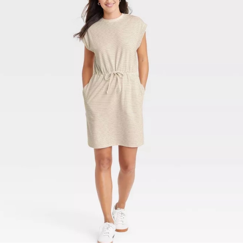 A New Day Women's Tan Casual Dress